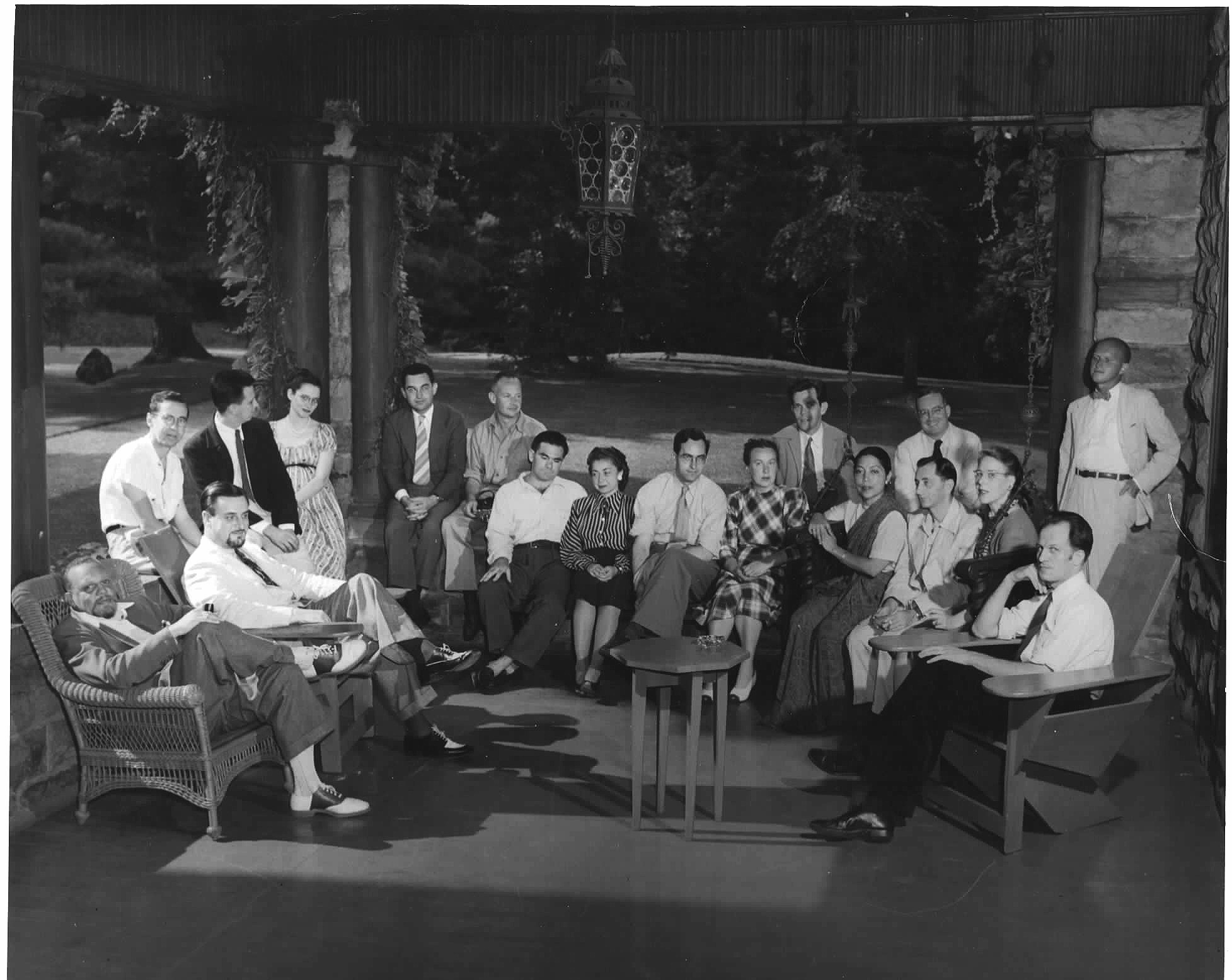 Robert Friend at Yaddo, 1947 or 1948